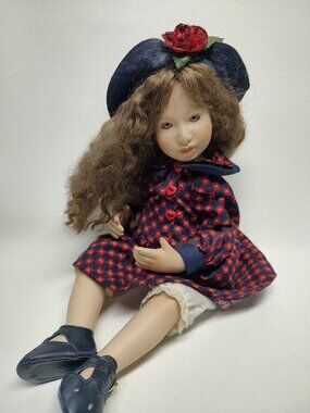 Vintage Ganz Cottage Collectable Doll NICOLE 1997 Pam Hamel Artist Porcelain 12"